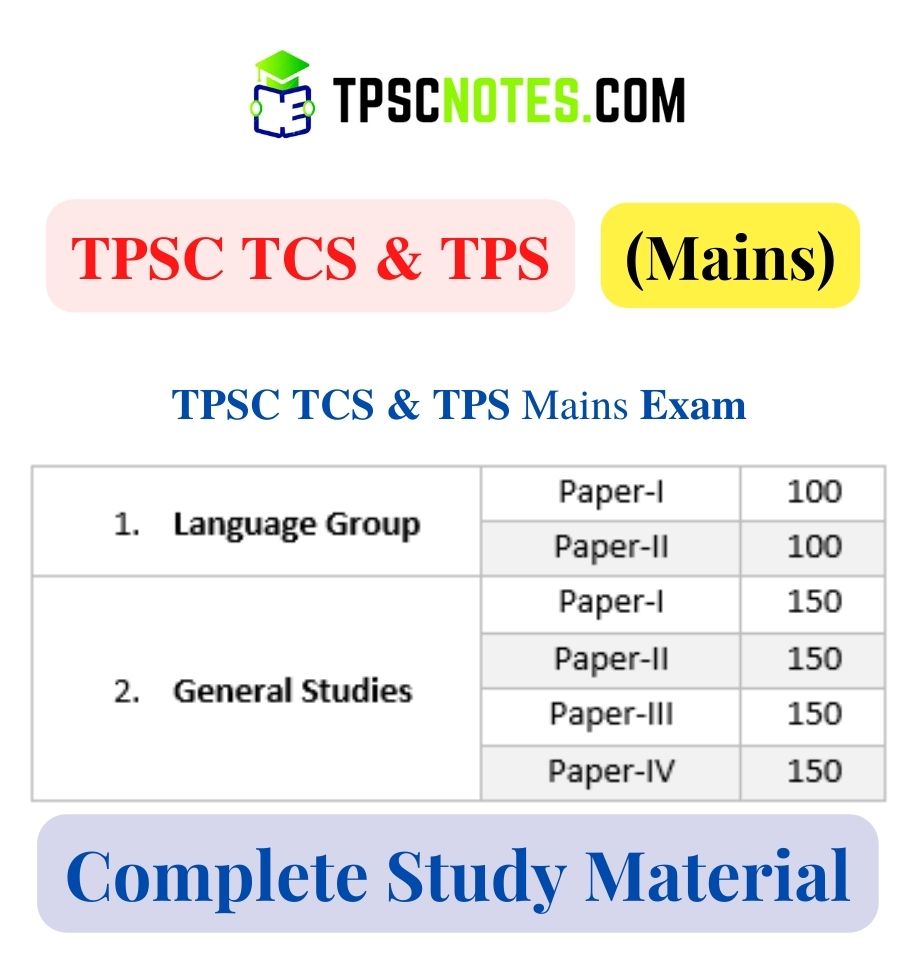 TPSC TCS/TPS Exam 2024 Complete Study Materials [PDF]